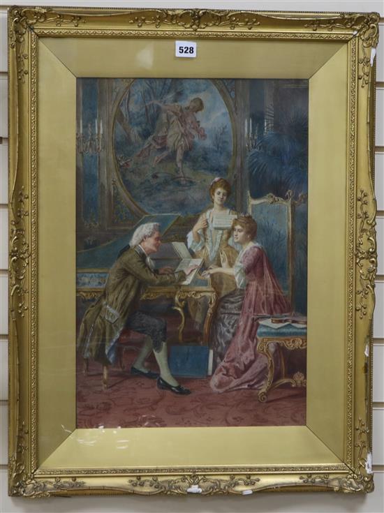 G. R. Moretti A musical interlude 53 x 36cm